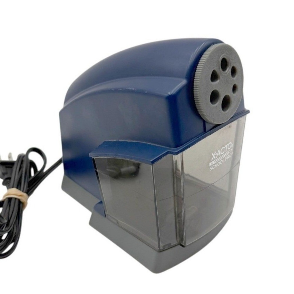 X-ACTO 167X School Pro Blue Gray 6 Sizes Heavy‎ Duty Electric Pencil Sharpener